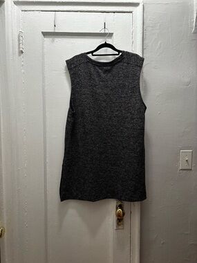 Banana Republic Charcoal Gray Sleeveless Shift Tunic